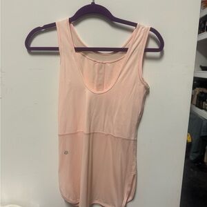 Lululemon Athletica Light Pink Tank Top